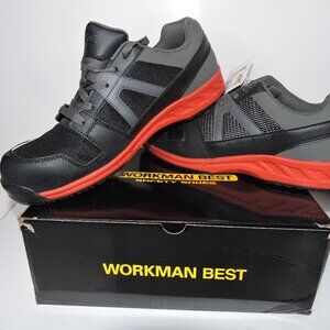 WORKMAN men's safety shoes with composite toe very light weight